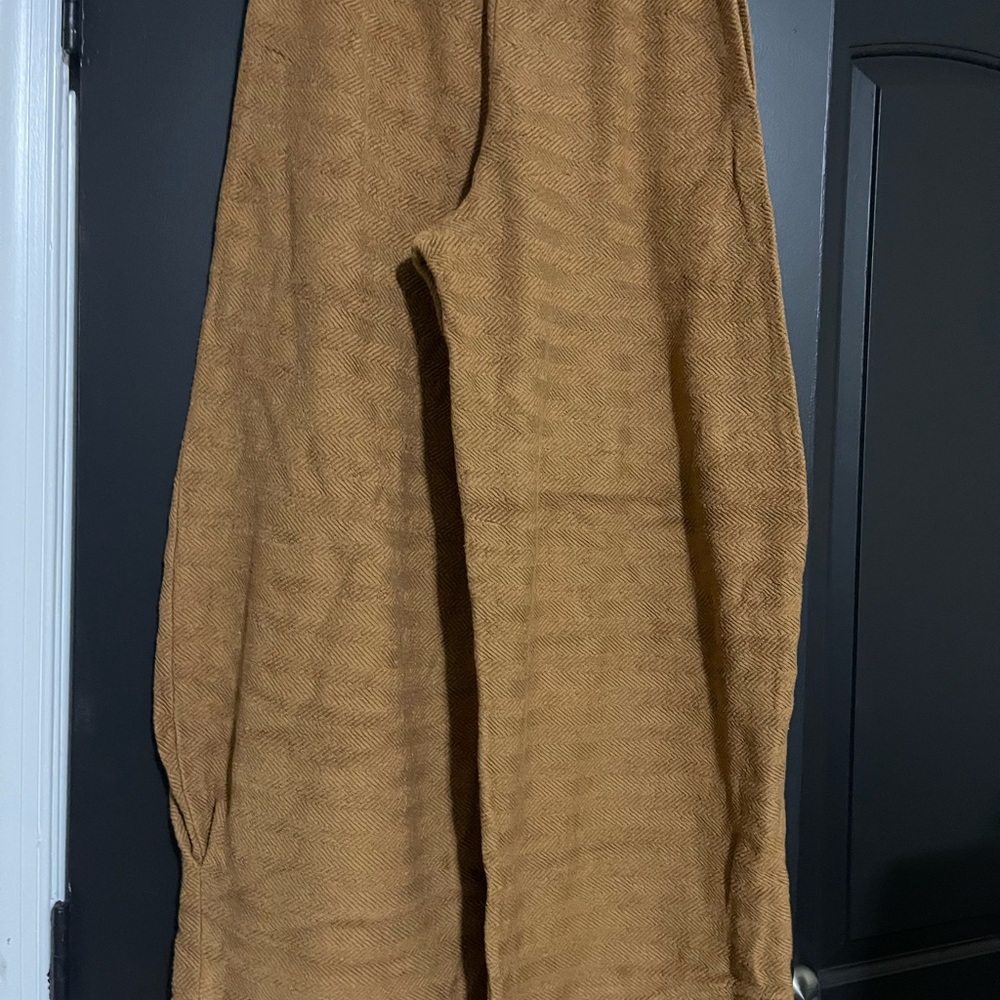 Peach Women's Wide Leg Pants - Brown